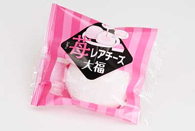 苺レアチーズ大福