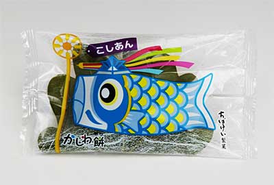 かしわ餅(こしあん)