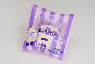 ブルーベリーレアチーズ大福